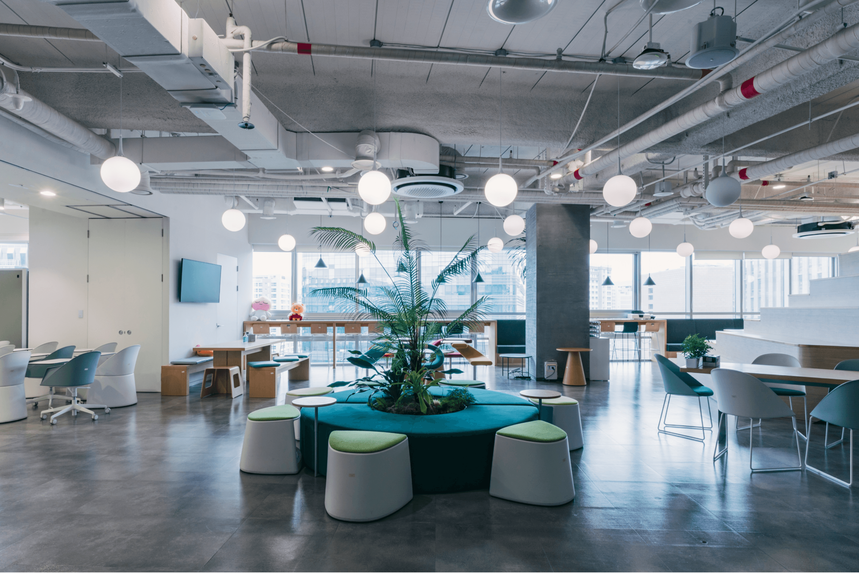 axz 판교 오피스 업무 공간